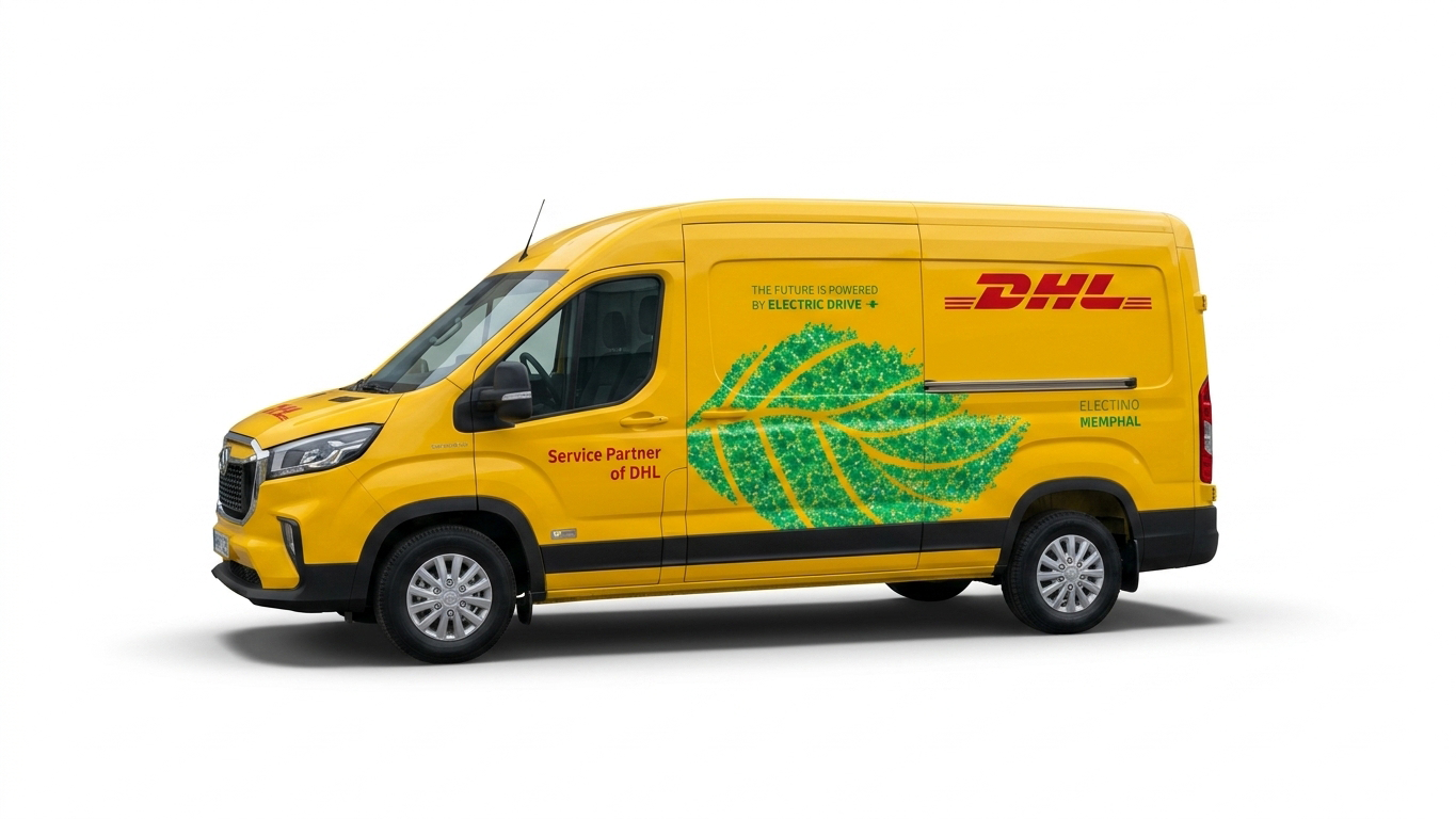 Después - rotulación DHL